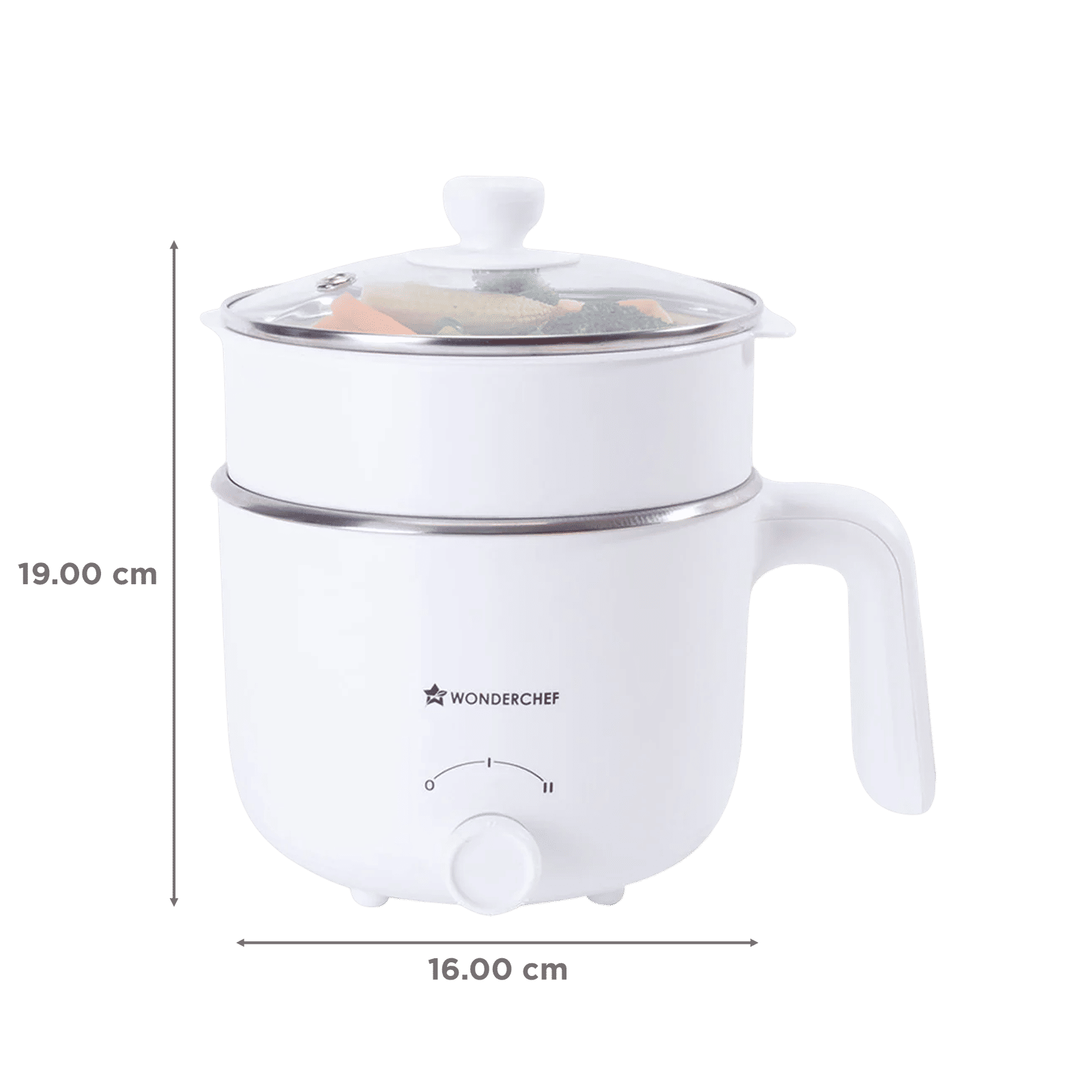 Buy WONDERCHEF Luxe 600 Watt 1.2 Litre Multi Cook Kettle with Cool